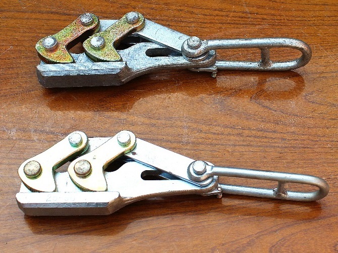 20kN Eccenter Ground Wire Rope Grip Puller,Square Steel Rope Wire Grip