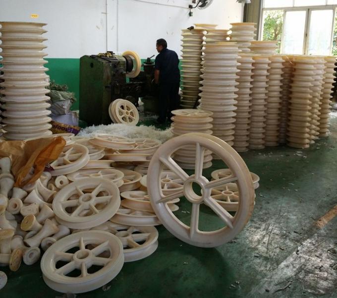 Dia 660mm Conductor Stringing Blocks / Stringing Equipment For Overhead