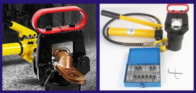 Split Heavy Duty Cable Lug 350KN Hydraulic Crimping Tool 0