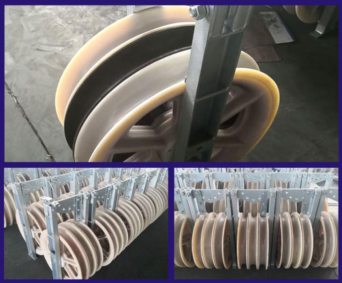 822mm Nylon Sheave Block Pulley For ADSS 0