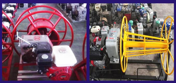 7.5m/Min 50KN Drum Traction Cable Winch Puller 1