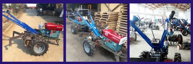 Double Drum Walking 15HP Winch Tractor Machine 0