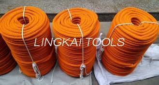 High Strength Double Braided Polyester Insulated Silk Rope For Transmission Stringing Line