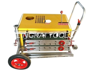 Yellow Cable Hauling Machine For Cable Puller , Efficient Wire Laying Machine