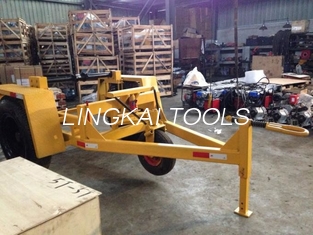 3 Ton Underground Cable Tools Wire Spool Trailer With Over Run Brake System