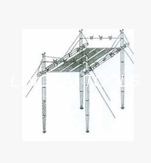 Emergency Restoration Climbing Antenna Tower With Aluminum Crossing Structure