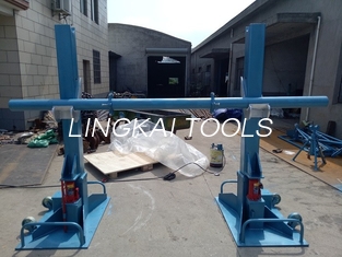 Electrical Carrying Cable Reel Stand Pulling Tools 20 Ton With Hydraulic Jack