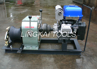 Shaft Driven Cable Winch Puller 30KN Fast Speed For Line Construciton