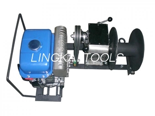 Gas Powered Winch Cable Winch Puller 1 Ton Capacity Portable Type 15m / Min Fast Speed