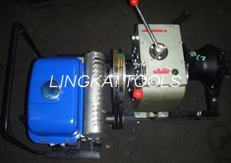 200kg High Speed Cable Pulley Machine Gasoline / Petrol Powered Winch 5 Ton