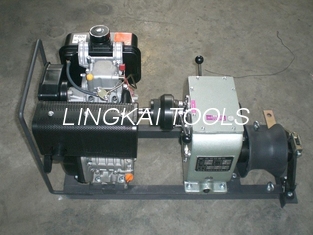 Line Construction Cable Winch Puller 3 Ton Force With Single Capstan