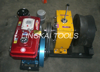 Fast 4T Pulling Force Diesel Powered Winch / Cable Pulling Equipment Liting / Hoist