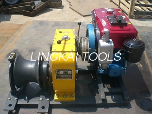 Power Construction Diesel Cable Winch Hoist 80KN 8 Ton ISO Approved