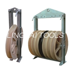Construction 60KN 660mm Stringing Triple Pulley Block