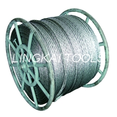 Anti Twist Braided Steel Rope 12mm For Pulling Single Conductor In Overhead Transmission Line Stringing