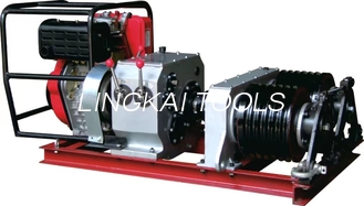 30 KN 5 T Double Drum Winches Conductor Transmission Line