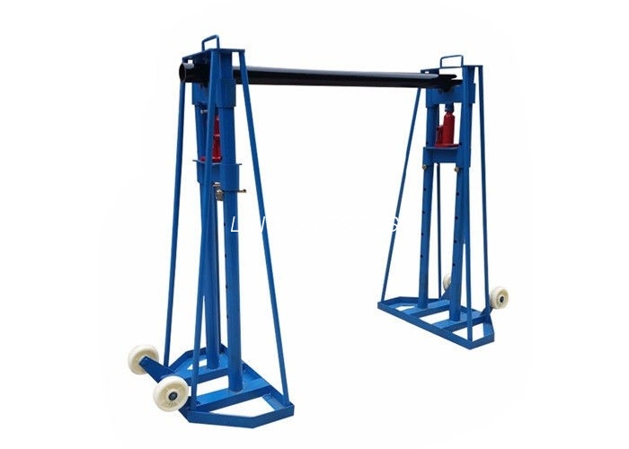 300 KN Max Load Wire Reel Stands , Wire Pulling Tools For Releasing Cables