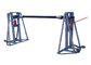 10 Ton Extension Cable Pulling Stand , Adjustable Hydraulic Cable Jack Stands