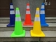 Traffic Retractable Safety Cones For Construction Area Customized Design