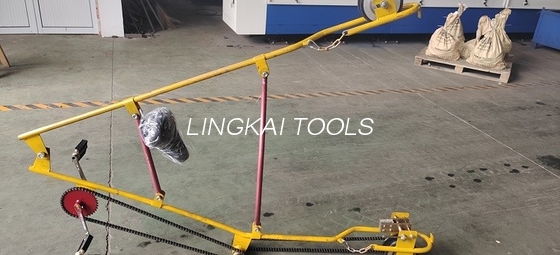 Overhead Lines Cart Bicycles For Two Bundle Conductor Inspection Trolley
