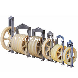 Conductor Stringing Pulley Blocks For Power Transmission Line Construction Cable Hanging Pulley Block