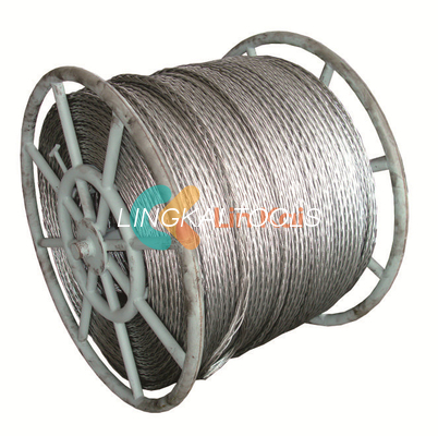 8 12-Strands Anti Twist Wire Rope 24MM For Stringing 6 Conductors