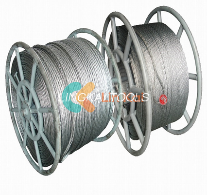 Strength Anti Twist Braided Steel Rope 12MM For Pulling Single Conductor Or OPGW