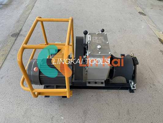Electric Cable Pulling Winch With Detachable Drum For Cable Management