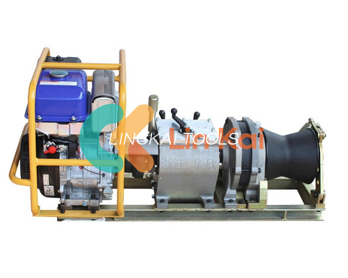 Powerful 50 Kn Shaft Driven Cable Winch Honda Engine With Four Gear By NBLK