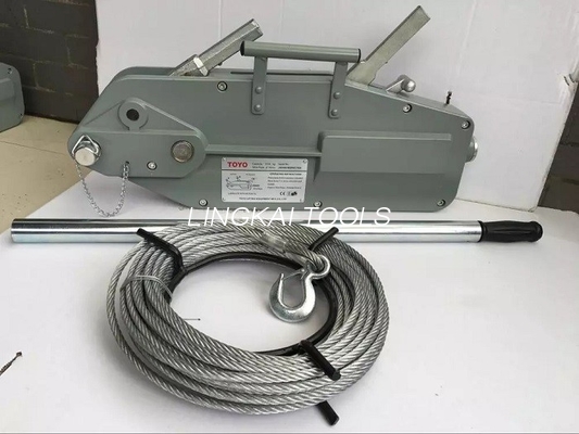 Tirfor Steel Wire Rope Hand Winch Hoist Wire Rope Hoist Winch For Lifting