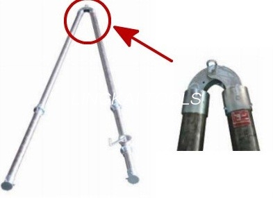 LBGR100J Model 5 KN Tower Erection Tools Fixed Style With Manual Winch