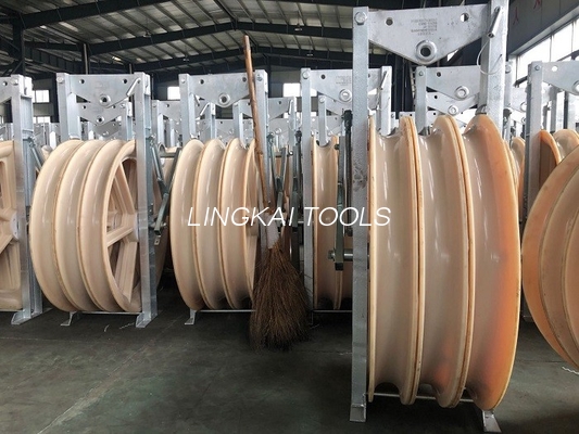 916 Mm Large Diameter Wheels Sheaves Bundled Wire Conductor Pulley Stringing Block